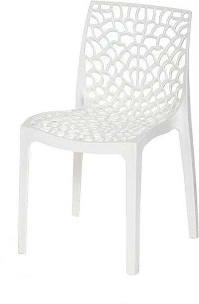 SOMRAJ Designer Web Plastic Living Room Outdoor Chair Plastic Outdoor Chair Plastic Outdoor Chair