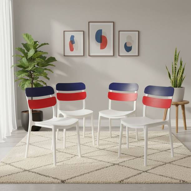 TrendyLivings Marti Chair for Home | Dining Chair | Suitable for Home, Café & Restaurant Plastic Outdoor Chair