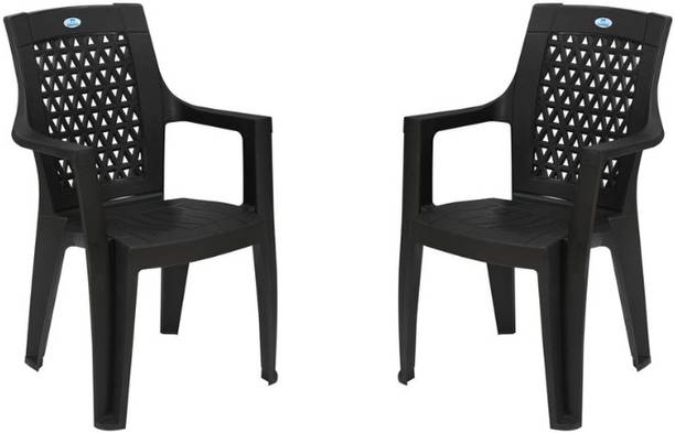 Nilkamal Nilkamal Elevate Plastic Arm Chair Plastic Outdoor Chair