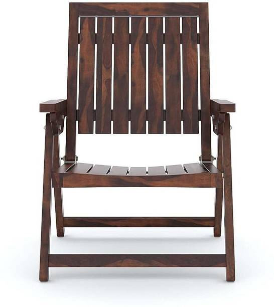 WOODSTAGE Sheesham Wood Folding Chair For Home/Balcony/Living Room Solid Wood Outdoor Chair