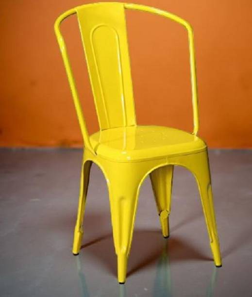 BALAJEE Modern Industrial Metal Side Chair – Durable, Comfortable & Stylish Metal Outdoor Chair
