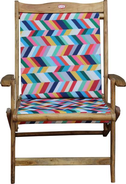 ROYAL BHARAT Outdoor Foldable Chair Solid Wood Outdoor Chair