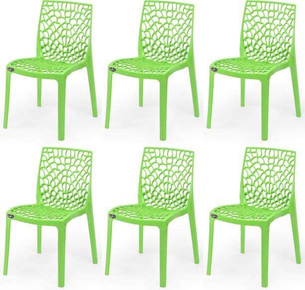 Goyal Steel & Furniture Industries Premium Quality Plastic web Chair Affordable Comfort for Your Home office Plastic Dining Chair