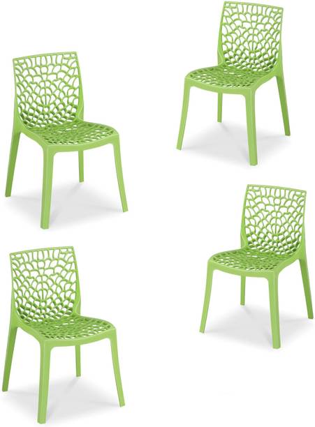 HOMIBOSS Plastic Chair for Home | Heavy Duty | Dining, Resturant, Events, cafe chair, Plastic Outdoor Chair