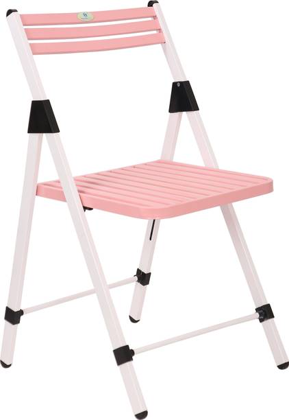 shandar steel Folding Chair with Foot Rest for Cafeteria/Restaurent/Prayers/yoga Metal Outdoor Chair