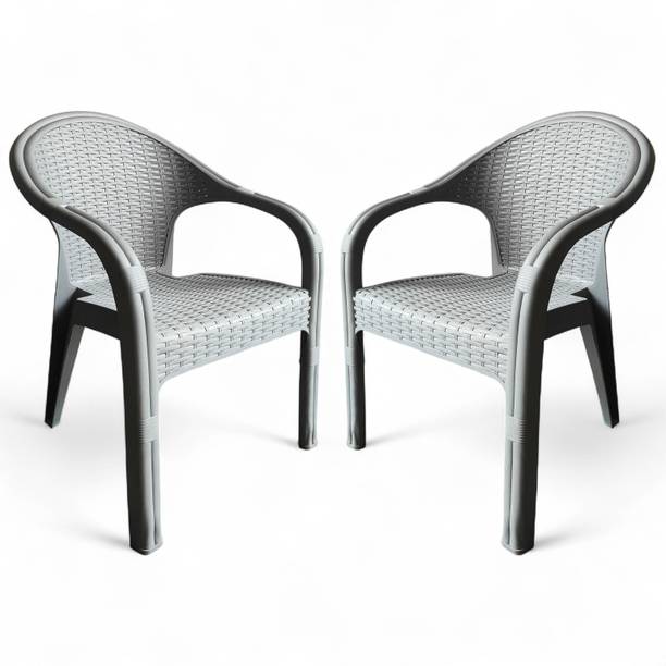 TrendyLivings Sizz Plastic Chair for Home, Garden Plastic Outdoor Chair