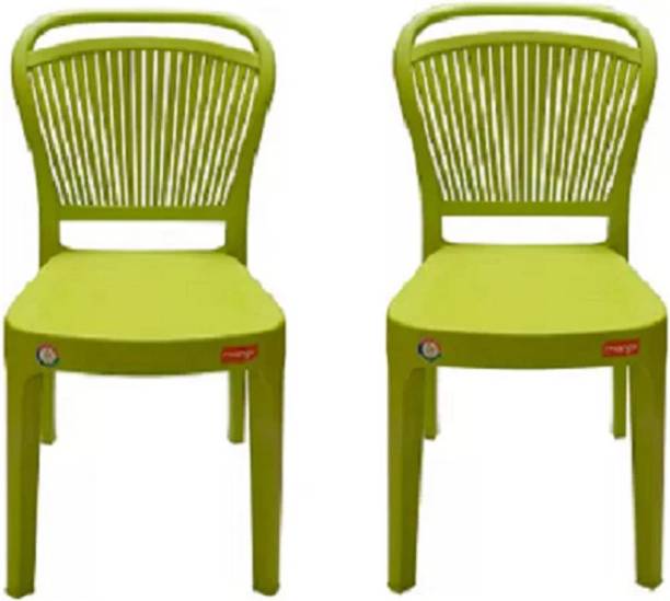 MSR MANGO Stackable Plastic Chair Strong & Sturdy Structure Plastic Outdoor Chair Plastic Outdoor Chair