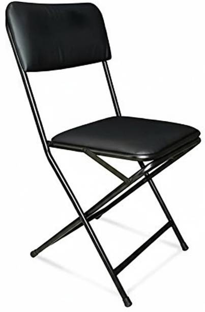 sharmaecom Heavy-Duty Metal Folding Chair with Padded Seat & Backrest for Home & Office Metal Outdoor Chair