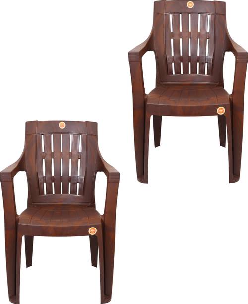 PRIMEGOLD Polo Orthopaedic - Comfortable for Home and Restaurant Plastic Outdoor Chair