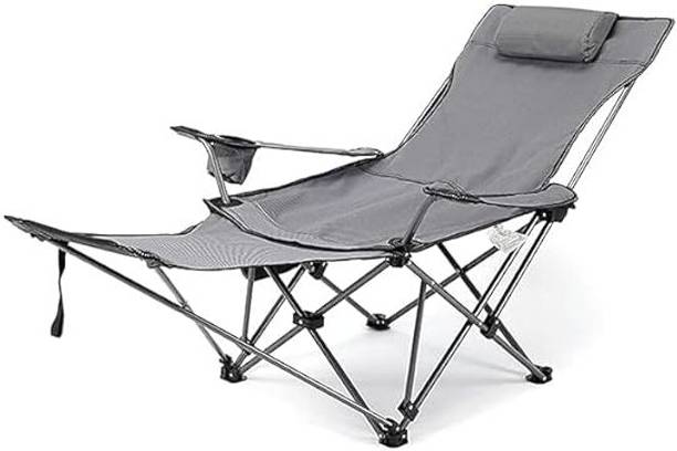 kankinmart Travelling,Camping Balcony Lightweight Recliner Picnic Metal Outdoor Chair