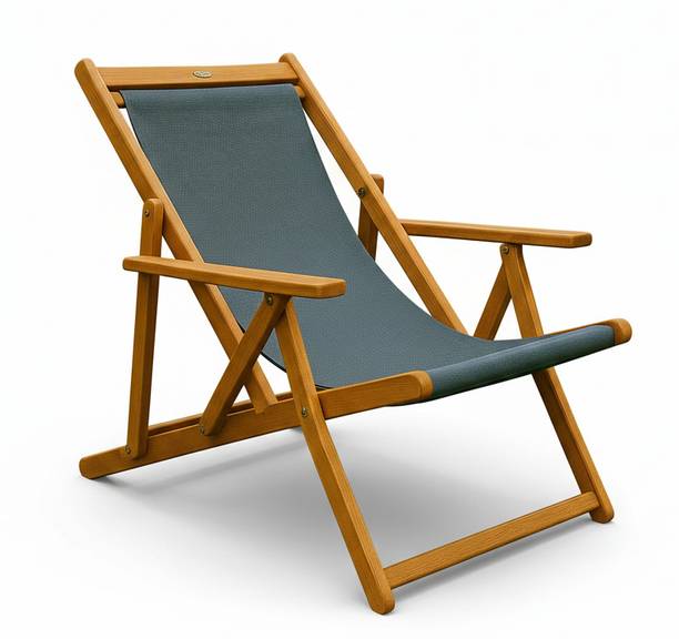ROYAL BHARAT 218-Sleep &DreamChair-Grey Solid Wood Outdoor Chair