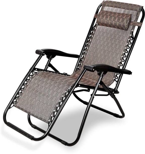 Ginoya Brothers Zero Gravity Reclining Sleeping Chair With Adjustable & Foldable Metal Outdoor Chair