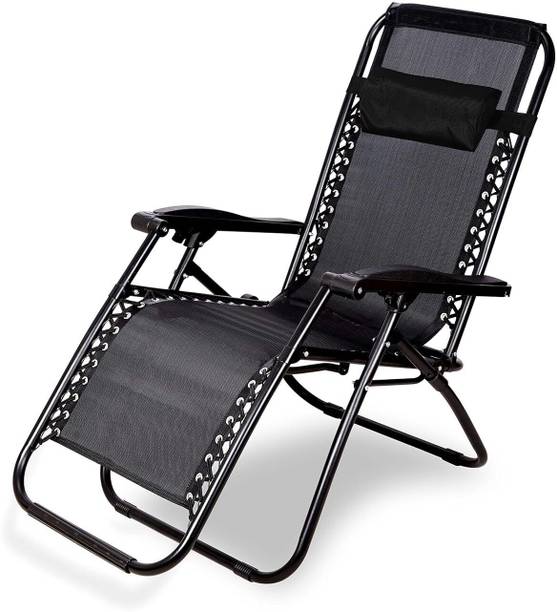 Ginoya Brothers Zero Gravity Reclining Sleeping Chair With Adjustable & Foldable Metal Outdoor Chair