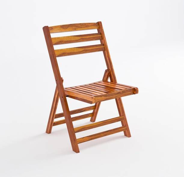 FLIPWOOD Sheesham Wood Folding Comfort Chair for Living Room & Hall Home Solid Wood Cafeteria Chair
