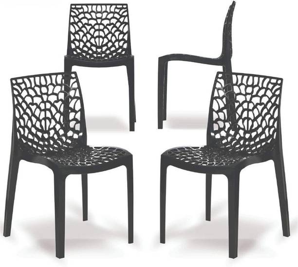 ACTIVA Web Designer Plastic Chair for Home, Cafe|Lightweight & Stackable Seating Chair| Plastic Outdoor Chair