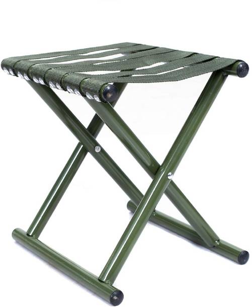 IRIS Foldable Stool For Travelling, Camping, Car, Lawn and Home Metal Outdoor Chair