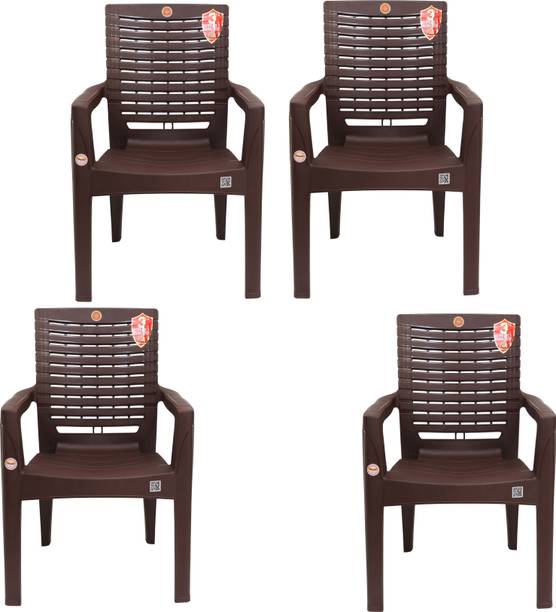 PRIMEGOLD KING for Home,Office | Comfortable, ArmRest | Bearing Capacity upto 200Kg Plastic Outdoor Chair