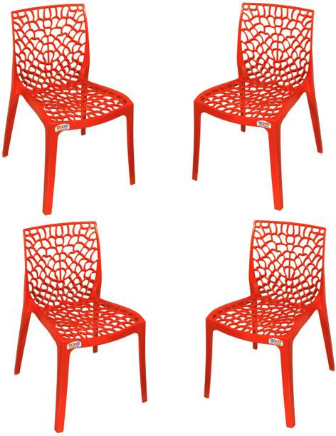 AVRO furniture Spider Heavy Duty, Durable, Stackable, Indoor & Outdoor Use, Living Room Kursi, Plastic Outdoor Chair