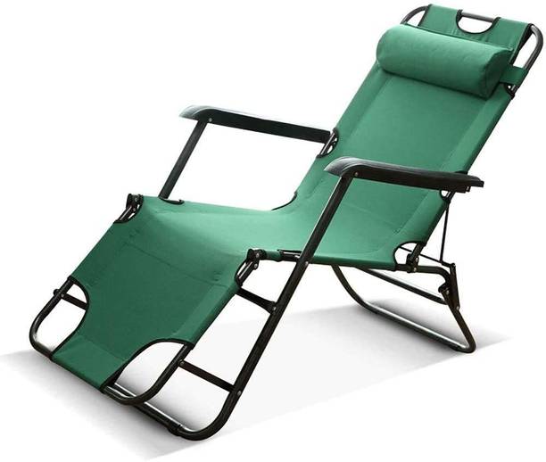 EBOFAB Relaxer Chair, Lounger Garden Seat Summer Folding with Reclining Back Rest Solid Wood Outdoor Chair