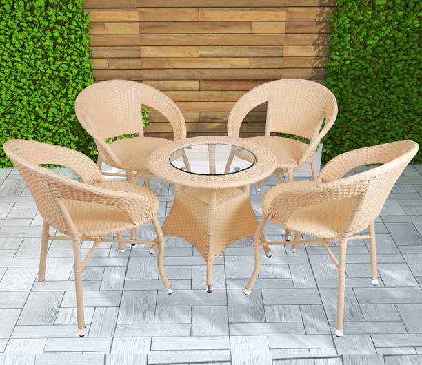 Aadya Craft Synthetic Fiber Table & Chair Set