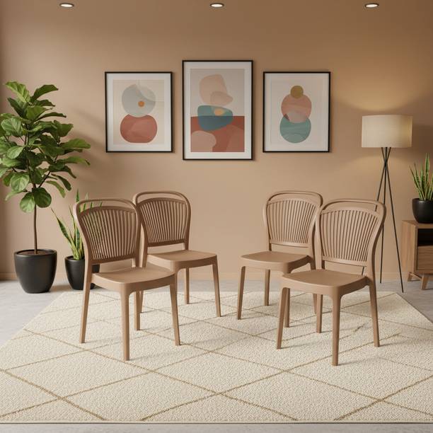 Furniture Yard Mango Salsa Plastic Chair/Stackable Plastic Chair/Strong & Sturdy Structure/ Plastic Outdoor Chair