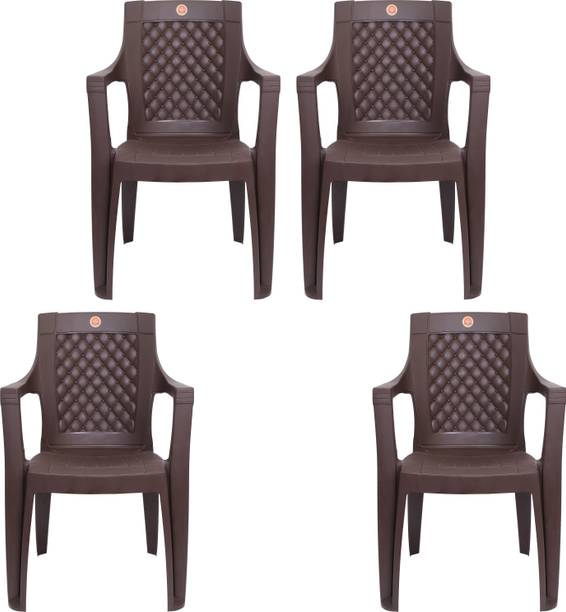 PRIMEGOLD Polo Star | Designer | Comfortable for Home and Restaurant Plastic Outdoor Chair