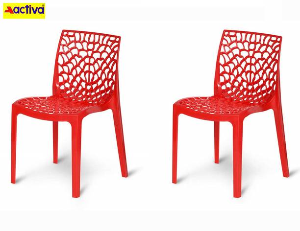 ACTIVA Spider Designer Web for Home & Office Plastic Outdoor Chair