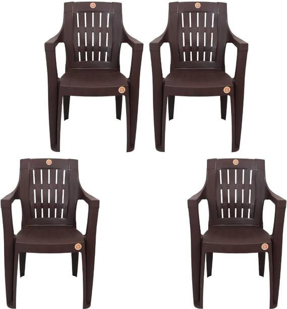 PRIMEGOLD Polo Orthopaedic - Comfortable for Home and Restaurant Plastic Outdoor Chair Plastic Outdoor Chair