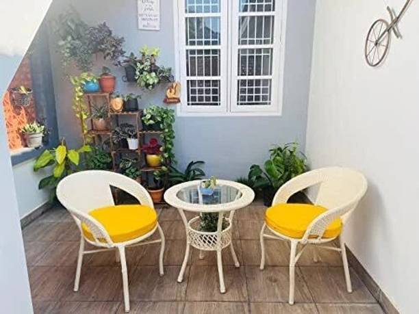 Urban Homes D12 Patio Chair Table Sets Wicker Garden Indoor Outdoor Patio Chairs Metal Outdoor Chair