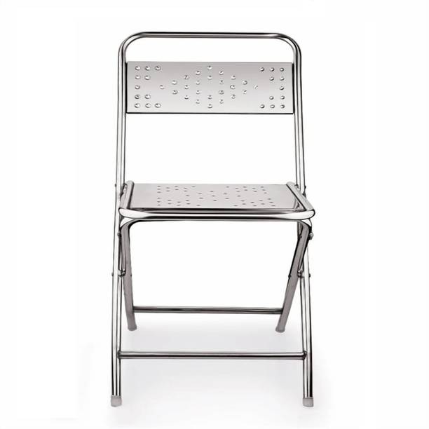 Nexgrills Stainless Steel Folding Chair Metal Outdoor Chair
