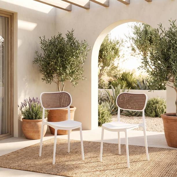 TrendyLivings Taquila Chair for Home | Dining Chair | Suitable for Home, Café & Restaurant Plastic Outdoor Chair