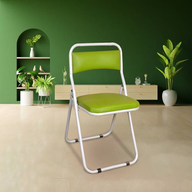 FURNIMAX Folding Metal Outdoor Chair Metal Cafeteria Chair