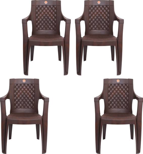 PRIMEGOLD Polo Star | Designer | Comfortable for Home and Restaurant Plastic Outdoor Chair