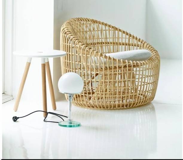 IRA Indoor Woven Rattan Garden Nest Sofa Chair Balcony Villa Patio Leisure Outdoor Bamboo Outdoor Chair