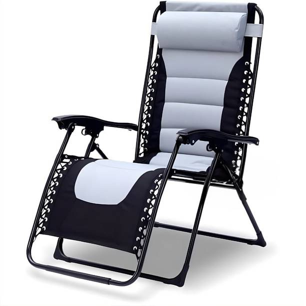 Ginoya Brothers Zero Gravity Reclining Sleeping Chair With Adjustable & Foldable Metal Outdoor Chair