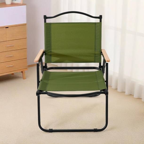 SAVYA HOME Portable & Foldable Chair for Traveling, Camping |51cm*47cm*77cm-Khaki Fabric Outdoor Chair