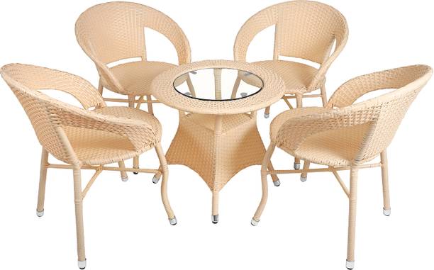 candid home Candid Home Outdoor/Balcony/Garden/Coffee D-12 (4+1) Metal Outdoor Chair
