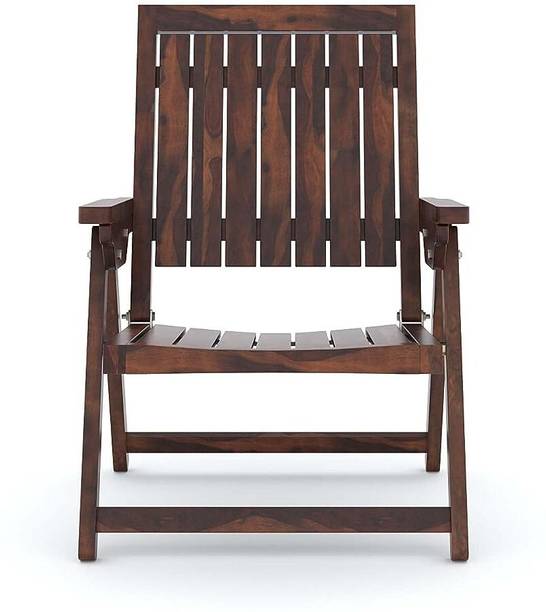 वुडस्टेज Sheesham Wood Folding Chair For Home/Balcony/Living Room सॉलिड वुड आउटडोर चेयर