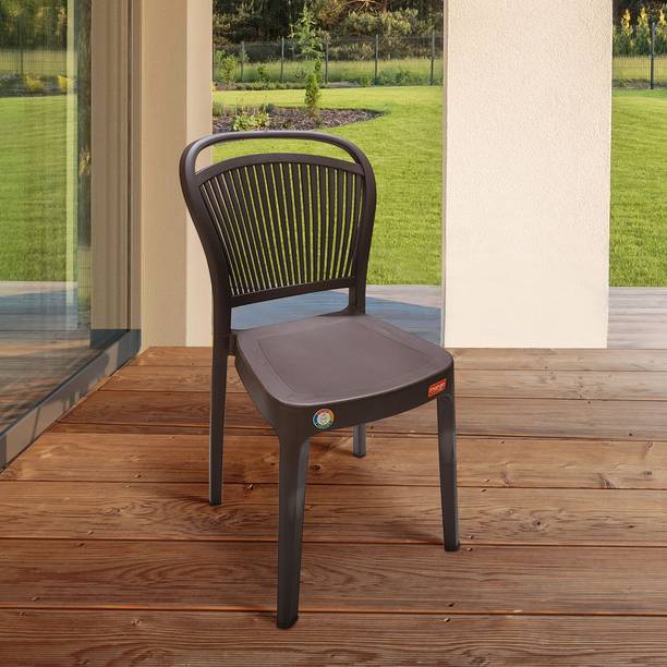 Furniture Yard Mango Salsa Plastic Chair/Stackable Plastic Chair/Strong & Sturdy Structure/ Plastic Outdoor Chair