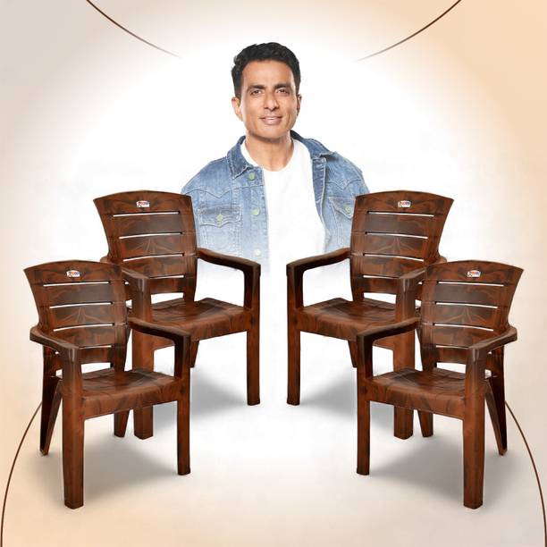 AVRO furniture 9955 Heavy Duty, Durable, Stackable, Indoor & Outdoor Use, Living Room Kursi, Plastic Outdoor Chair
