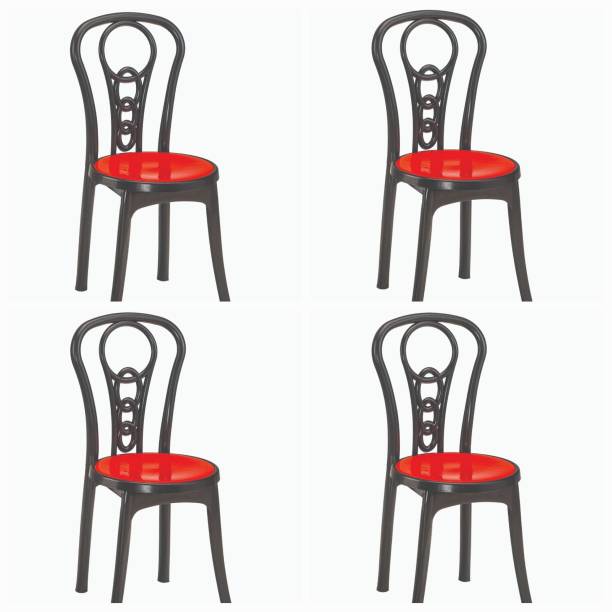 Classic Furniture Classic Furniture Ultima ARMLESS chair for Living|Garden|Cafeteria|Office Plastic Cafeteria Chair