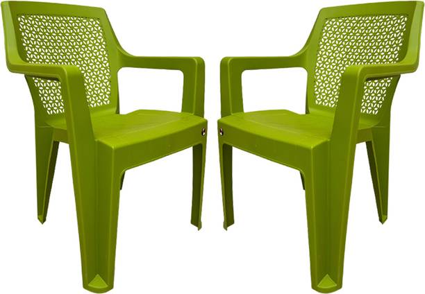 cello Sonet Armrest Matt Finish Plastic Chair for Home, Garden Plastic Outdoor Chair