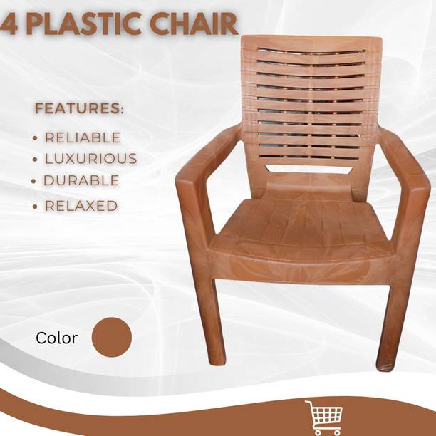 cubenexis Stylish & Comfortable Plastic Outdoor Chair