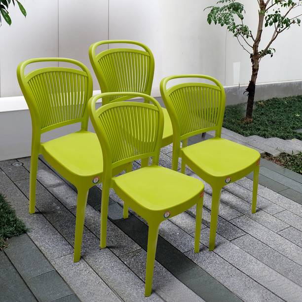 Furniture Yard Mango Salsa Plastic Chair/Stackable Plastic Chair/Strong & Sturdy Structure/ Plastic Outdoor Chair