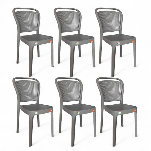 Furniture Yard Mango Salsa Plastic Chair/Stackable Plastic Chair/Strong & Sturdy Structure/ Plastic Outdoor Chair