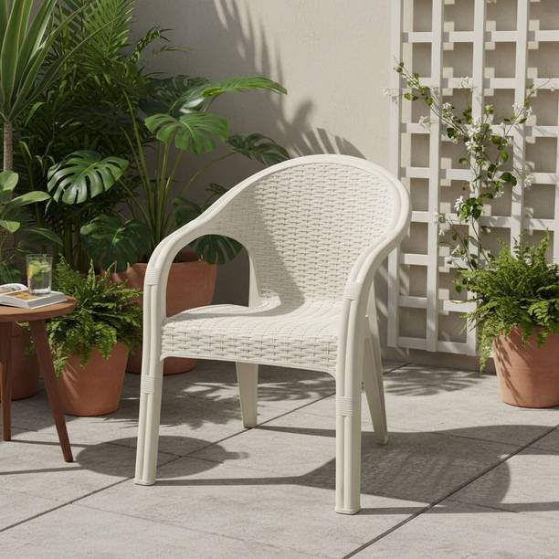 TrendyLivings Sizz Plastic Chair for Home, Garden Plastic Outdoor Chair