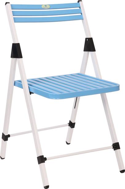 shandar steel Shandar Steel Folding Chair with Foot Rest for Cafeteria/Restaurent/Prayers/yoga Metal Outdoor Chair