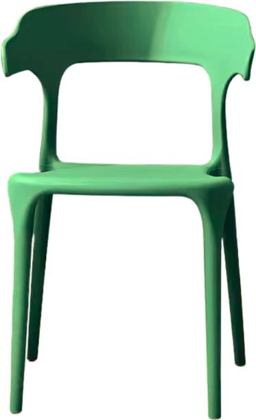 POLO Stylish Armless Chair Perfect for Garden, Balcony, Cafeteria, or Kids Room Plastic Outdoor Chair