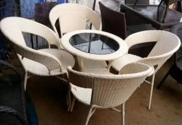 ERGOCRAFT ERGOCRAFT BALCONY/GARDEN/TERRACE/ COFFEE TABLE CHAIR SET D-12 Metal Outdoor Chair