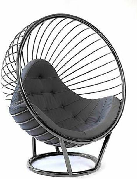 Smarts collection Iron Bubble Chair with Slim Form Seat Cushion For Hall Metal Outdoor Chair
